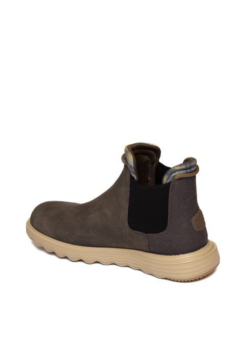 Grey leather chelsea boot HEY DUDE | 42065BRANSON-DESERT